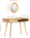 vidaXL - Kaptafel - 100x50x76 - cm - massief - mangohout