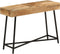 vidaXL - Kaptafel - 105x35x75 - cm - massief - ruw - mangohout - en - ijzer