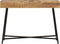 vidaXL - Kaptafel - 105x35x75 - cm - massief - ruw - mangohout - en - ijzer