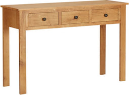vidaXL - Kaptafel - 110x40x75 - cm - massief - eikenhout