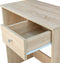 vidaXL - Kaptafel - 75x40x141 - cm - bewerkt - hout - eikenkleurig