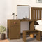 vidaXL - Kaptafel - 95x50x134 - cm - massief - grenenhout - honingbruin