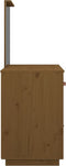 vidaXL - Kaptafel - 95x50x134 - cm - massief - grenenhout - honingbruin