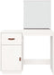 vidaXL - Kaptafel - 95x50x134 - cm - massief - grenenhout - wit