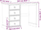 vidaXL - Kaptafel - Corona - 104x47x75 - cm - massief - grenenhout