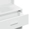 vidaXL - Kaptafel - met - kastje - 80x35x132 - cm - wit