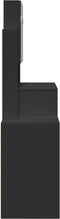 vidaXL - Kaptafel - met - kastje - 80x35x132 - cm - zwart