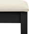 vidaXL - Kaptafel - met - kruk - 65x36x128 - cm - paulowniahout - MDF - zwart