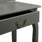 vidaXL - Kaptafel - met - kruk - 65x36x128 - cm - paulowniahout - MDF - grijs