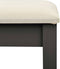 vidaXL - Kaptafel - met - kruk - 65x36x128 - cm - paulowniahout - MDF - grijs