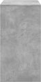 vidaXL - Kaptafel - met - krukje - 60x40x113,5 - cm - betongrijs