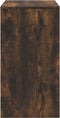 vidaXL - Kaptafel - met - krukje - 60x40x113,5 - cm - gerookt - eikenkleurig