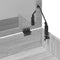 vidaXL - Kaptafel - met - krukje - 60x40x113,5 - cm - grijs - sonoma