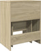 vidaXL - Kaptafel - met - krukje - 60x40x113,5 - cm - sonoma - eikenkleurig