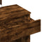 vidaXL - Kaptafel - met - LED - 100x40x130 - cm - gerookt - eikenkleurig