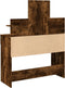 vidaXL - Kaptafel - met - LED - 100x40x130 - cm - gerookt - eikenkleurig