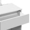 vidaXL - Kaptafel - met - LED - 100x40x130 - cm - wit