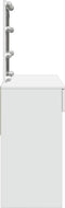 vidaXL - Kaptafel - met - LED - 100x40x130 - cm - wit