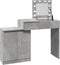 vidaXL - Kaptafel - met - LED - 115x37x110,5 - cm - betongrijs