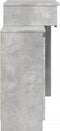 vidaXL - Kaptafel - met - LED - 115x37x110,5 - cm - betongrijs