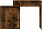 vidaXL - Kaptafel - met - LED - 115x37x110,5 - cm - gerookt - eikenkleurig