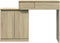vidaXL - Kaptafel - met - LED - 115x37x110,5 - cm - sonoma - eikenkleurig
