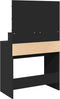 vidaXL - Kaptafel - met - LED - 80x41x134,5 - cm - zwart