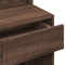 vidaXL - Kaptafel - met - LED - 80x41x144,5 - cm - bruin - eikenkleurig