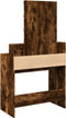 vidaXL - Kaptafel - met - LED - 80x41x144,5 - cm - gerookt - eikenkleurig
