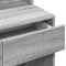 vidaXL - Kaptafel - met - LED - 80x41x144,5 - cm - grijs - sonoma - eikenkleurig