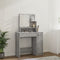 vidaXL - Kaptafel - met - LED - 86,5x35x136 - cm - grijs - sonoma - eikenkleurig