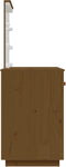 vidaXL - Kaptafel - met - LED - 95x50x133,5 - cm - massief - grenenhout - honingbruin