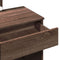 vidaXL - Kaptafel - met - LED-verlichting - 100x40x130 - cm - bruin - eikenkleurig