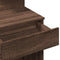 vidaXL - Kaptafel - met - LED-verlichting - 100x40x130 - cm - bruin - eikenkleurig