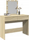 vidaXL - Kaptafel - met - LED-verlichting - 100x40x130 - cm - sonoma - eikenkleurig