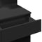 vidaXL - Kaptafel - met - LED-verlichting - 100x40x130 - cm - zwart