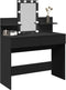 vidaXL - Kaptafel - met - LED-verlichting - 100x40x130 - cm - zwart