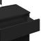 vidaXL - Kaptafel - met - LED-verlichting - 100x40x130 - cm - zwart