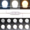 vidaXL - Kaptafel - met - LED-verlichting - 60x40x140 - cm - grijs - sonoma - eiken
