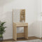 vidaXL - Kaptafel - met - LED-verlichting - 60x40x140 - cm - sonoma - eikenkleurig