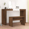 vidaXL - Kaptafelkruk - 70x35x45 - cm - bewerkt - hout - bruin - eikenkleur