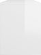 vidaXL - Kaptafelkruk - 70x35x45 - cm - bewerkt - hout - hoogglans - wit