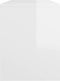 vidaXL - Kaptafelkruk - 70x35x45 - cm - bewerkt - hout - hoogglans - wit