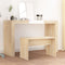 vidaXL - Kaptafelkruk - 70x35x45 - cm - bewerkt - hout - sonoma - eikenkleurig