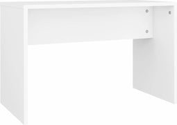 vidaXL - Kaptafelkruk - 70x35x45 - cm - bewerkt - hout - wit