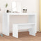 vidaXL - Kaptafelkruk - 70x35x45 - cm - bewerkt - hout - wit