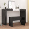 vidaXL - Kaptafelkruk - 70x35x45 - cm - bewerkt - hout - zwart