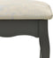 vidaXL - Kaptafelset - met - kruk - 50x59x136 - cm - paulowniahout - grijs