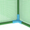 vidaXL - Kas - met - stalen - frame - 0,5 - m² - 1x0,5x1,9 - m