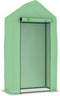 vidaXL - Kas - met - stalen - frame - 0,5 - m² - 1x0,5x1,9 - m
